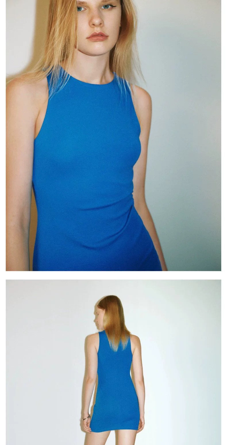 URBAN REVIVO Commuter Slim Skinny Sleeveless Dress