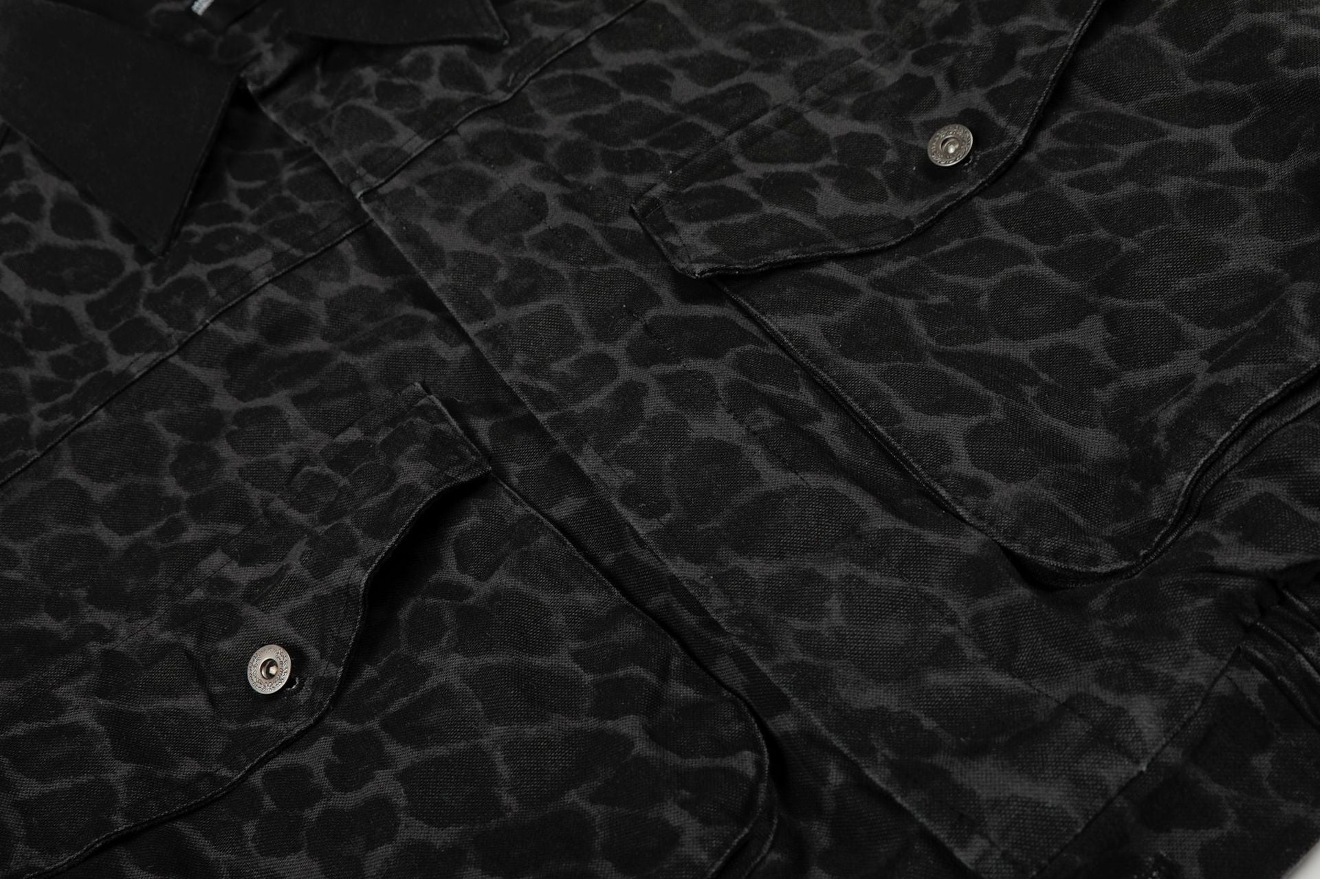 11KN Vintage Leopard Print Tooling Jacket