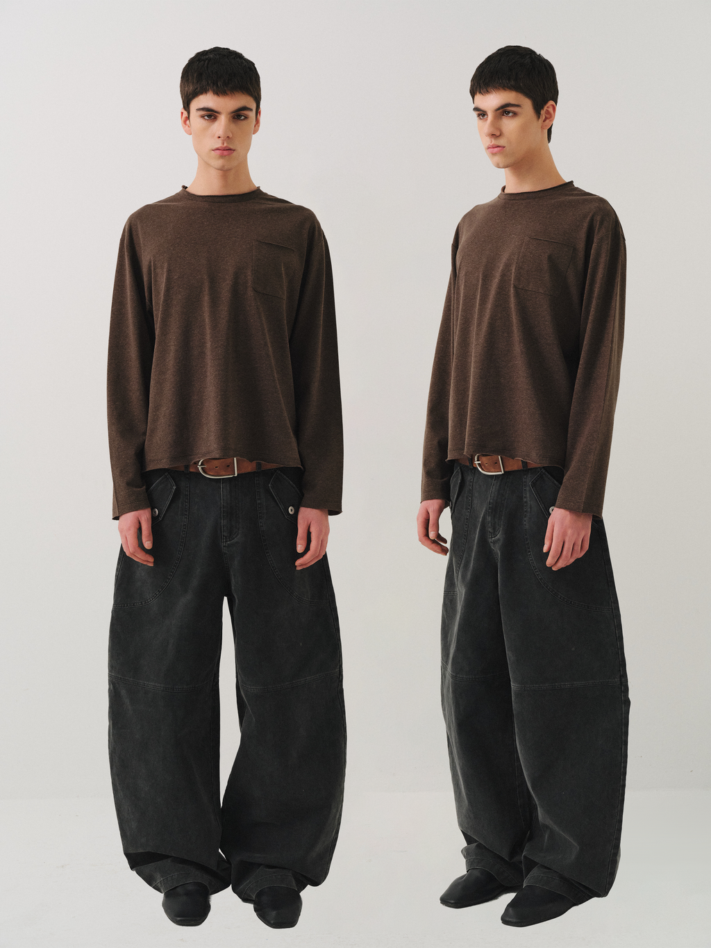 VLABMADE Fine Tencel Linen Cotton Blend Long Sleeve Base