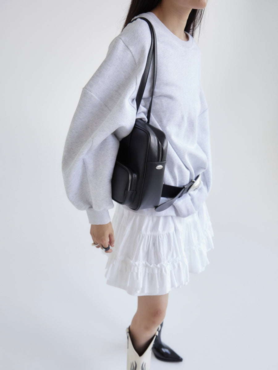 DirtySix Pierre Cow Split Leather Toast Bag