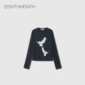 EIGHTHMONTH Skinny Crew Neck Casual Long Sleeve
