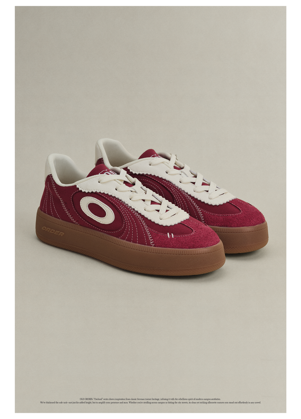 OLDORDER Retro Breathable Height-increasing Casual Shoes