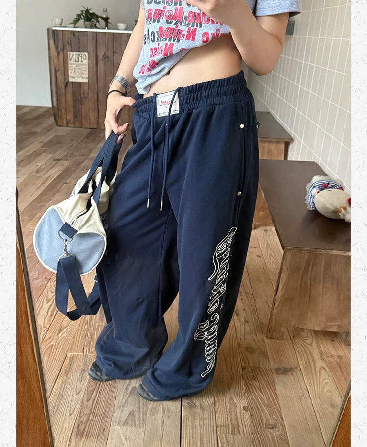 CCYE Retro Embroidered Sweatpants