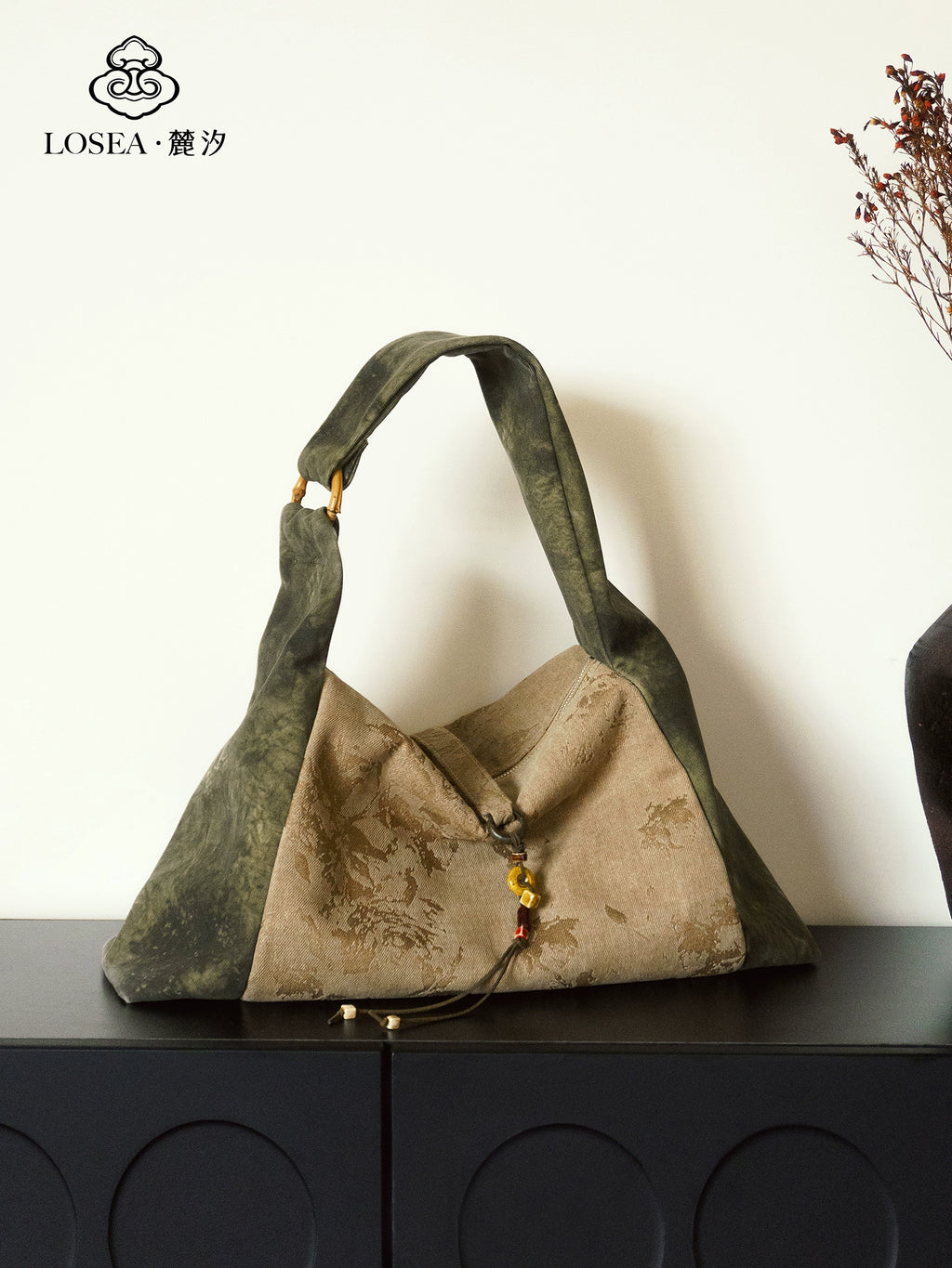 LOSEA Antique Large-capacity Shoulder Bag