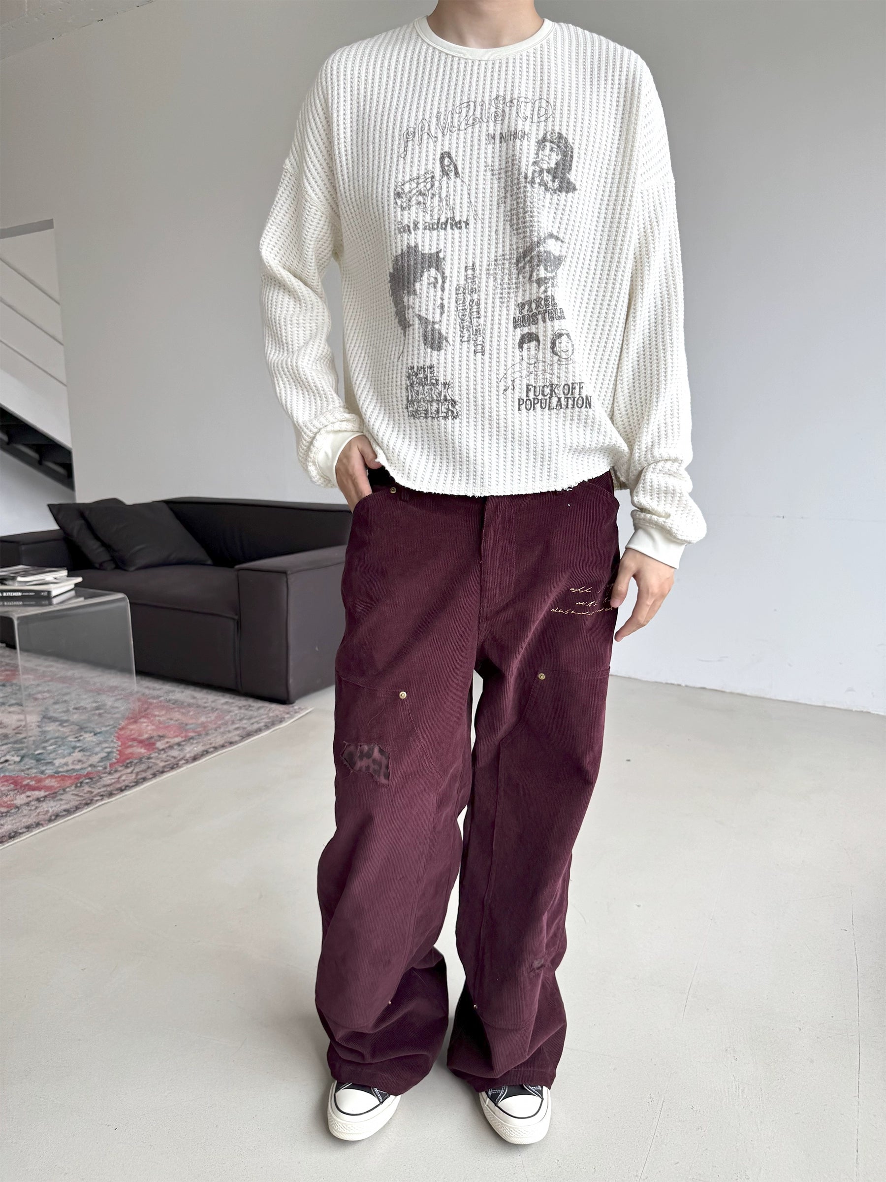 Erole "Sin Redemption" Rough Woven Sweater
