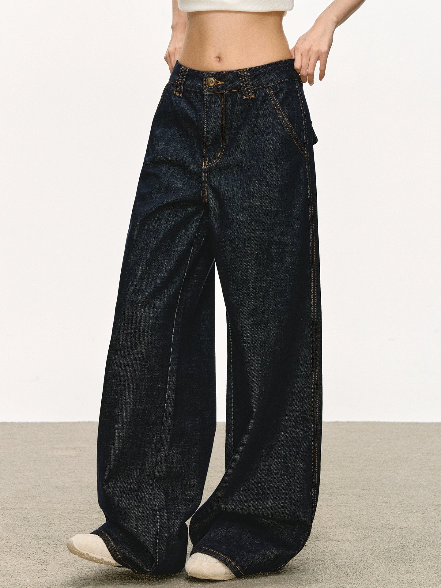 Anna Aneae Wool Xiaoxiangfeng Denim Jacket Set