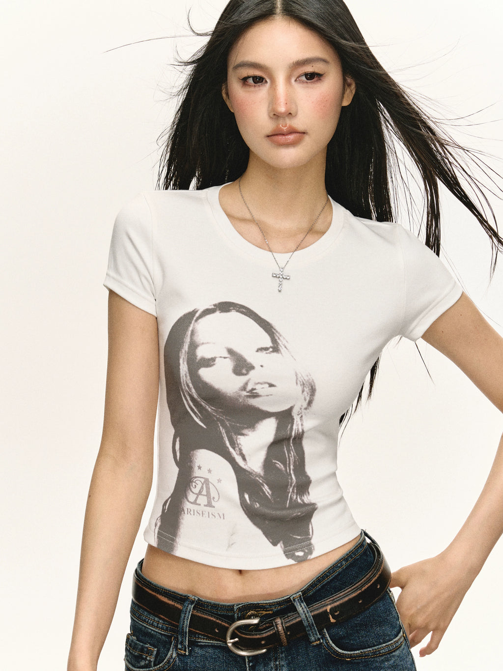 Ariseism Retro Design Print Tee