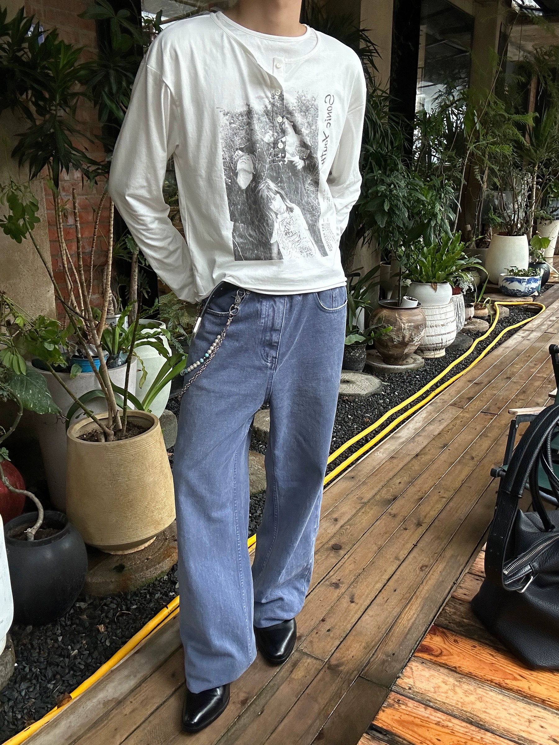 Erole Henry Double Neck Unlocked Digital Printing Long Sleeve