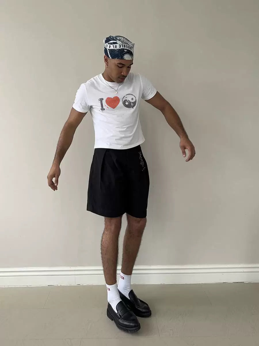 FTS Front Shoulder Slim Casual Tee