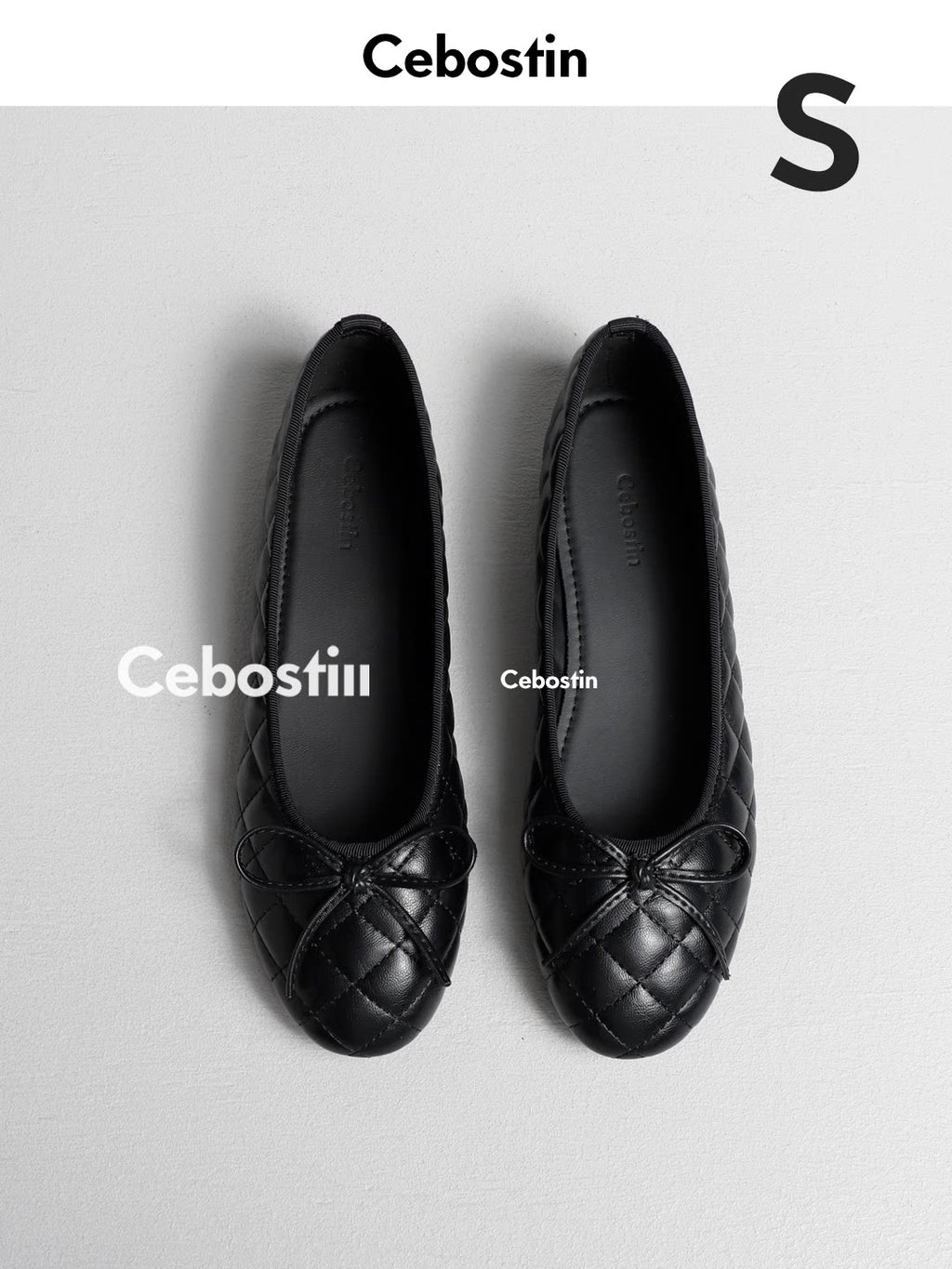 Cebostin Bow Mary Jane Shoes