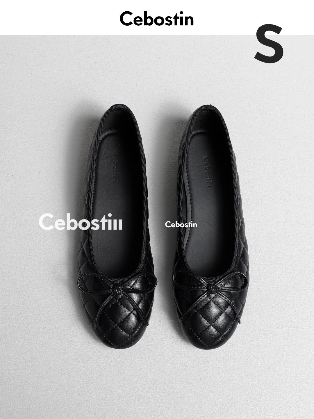 Cebostin Bow Mary Jane Shoes