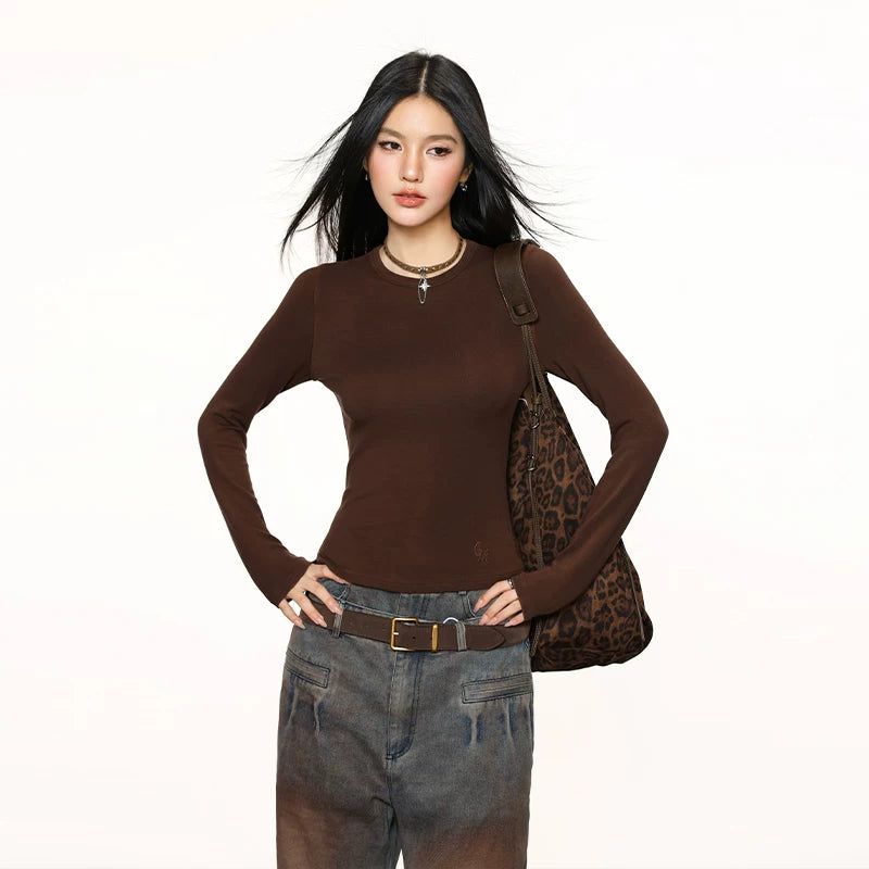 Cherry Melody Retro Primer Slim Slim Long Sleeves