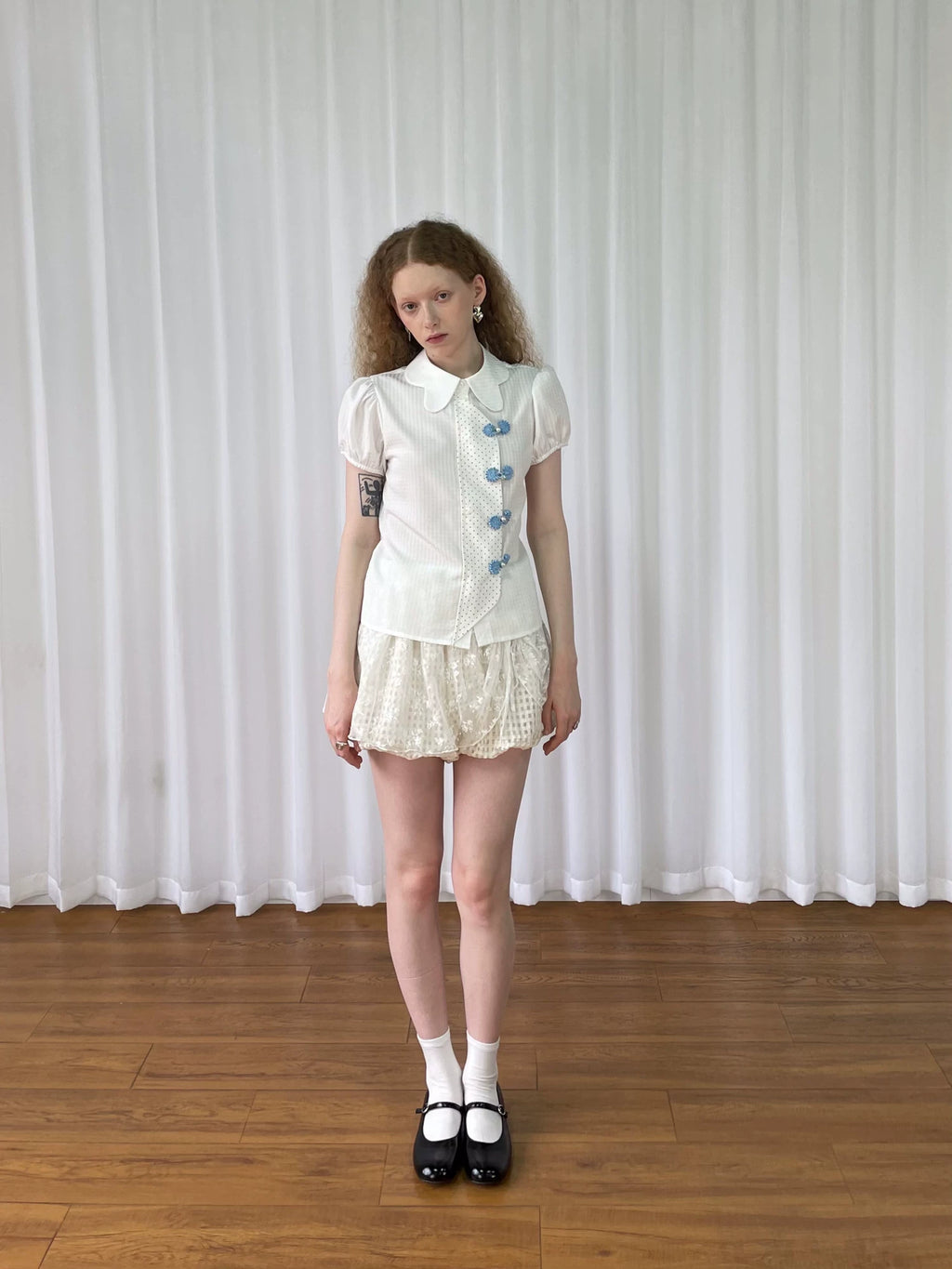 Loosesmell Lace Patchwork Culottes