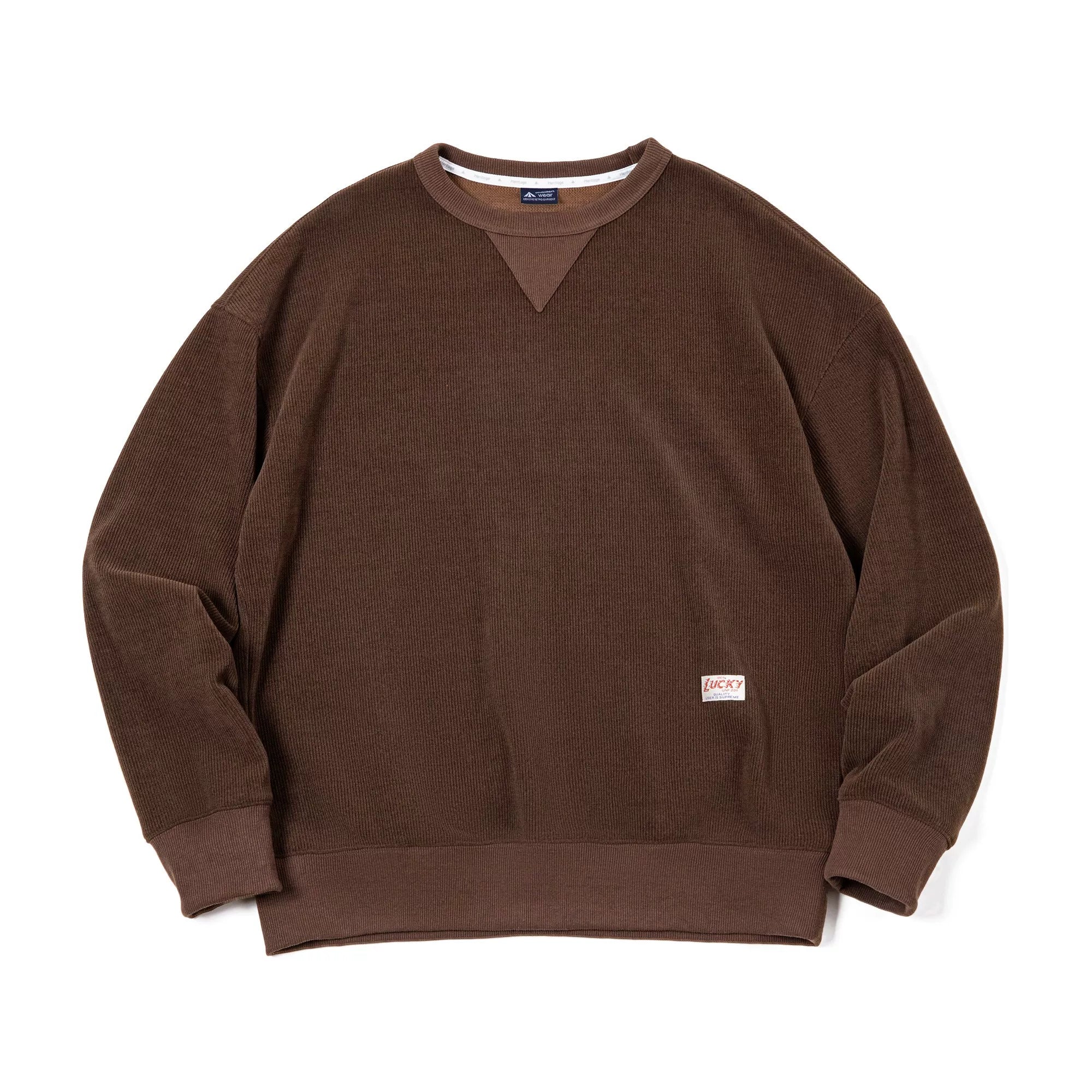 Madden retro heavy chenille round neck sweater