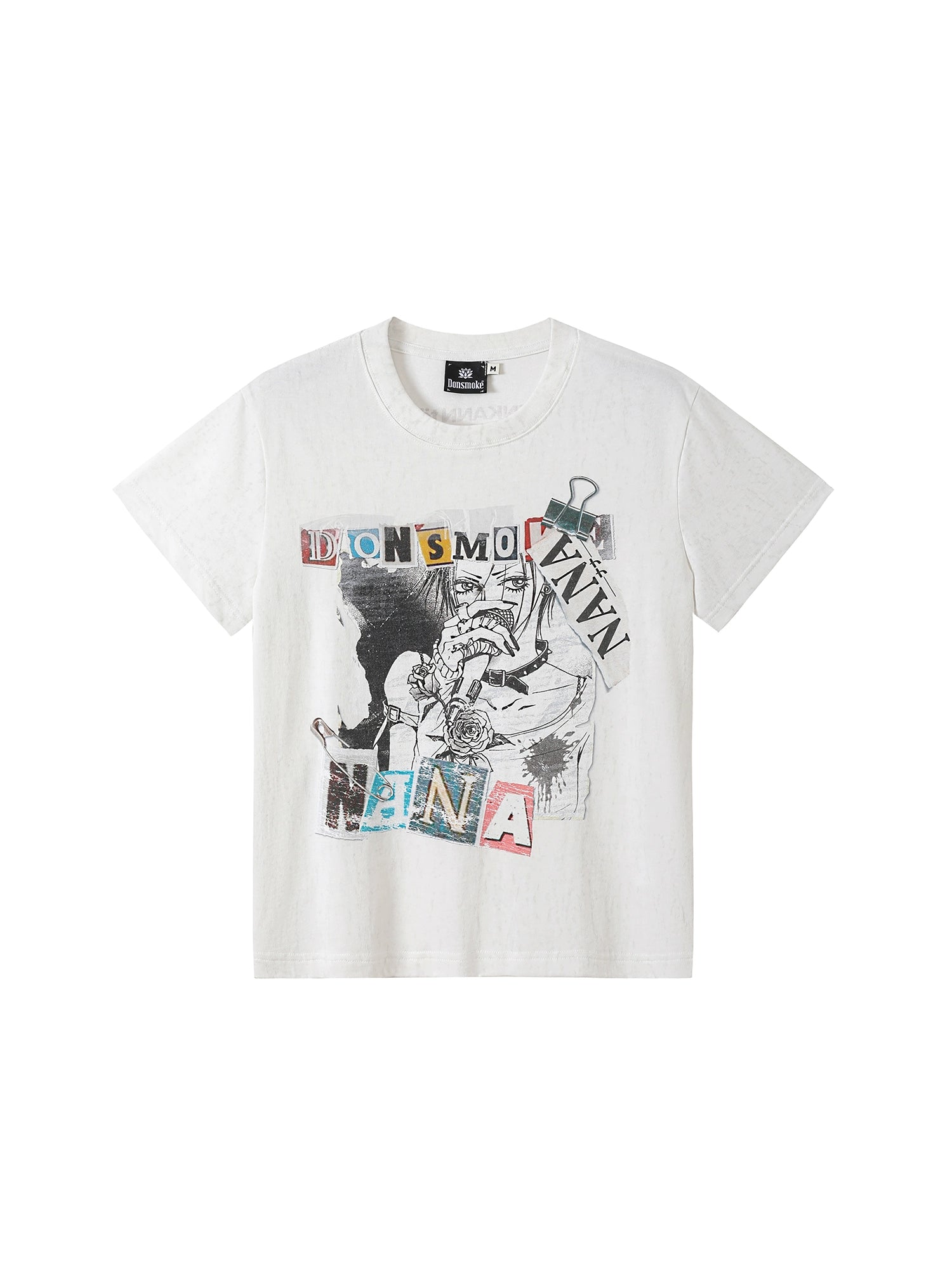 DSM Retro Collage Style Portrait Print Tee
