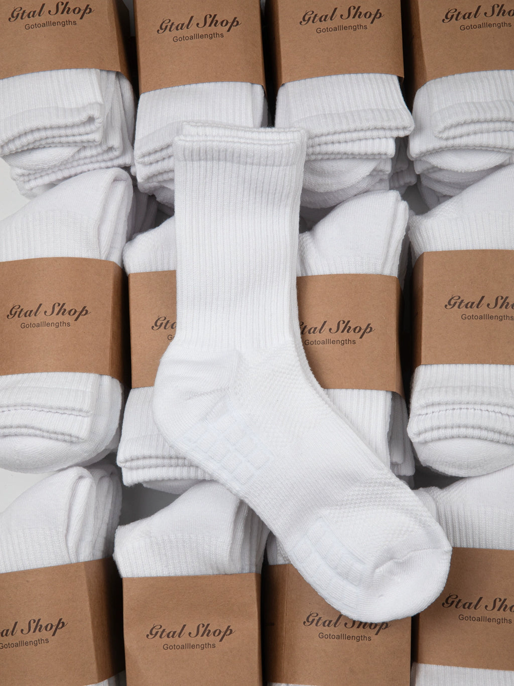 GTAL deodorant black and white summer sports non-pure cotton socks