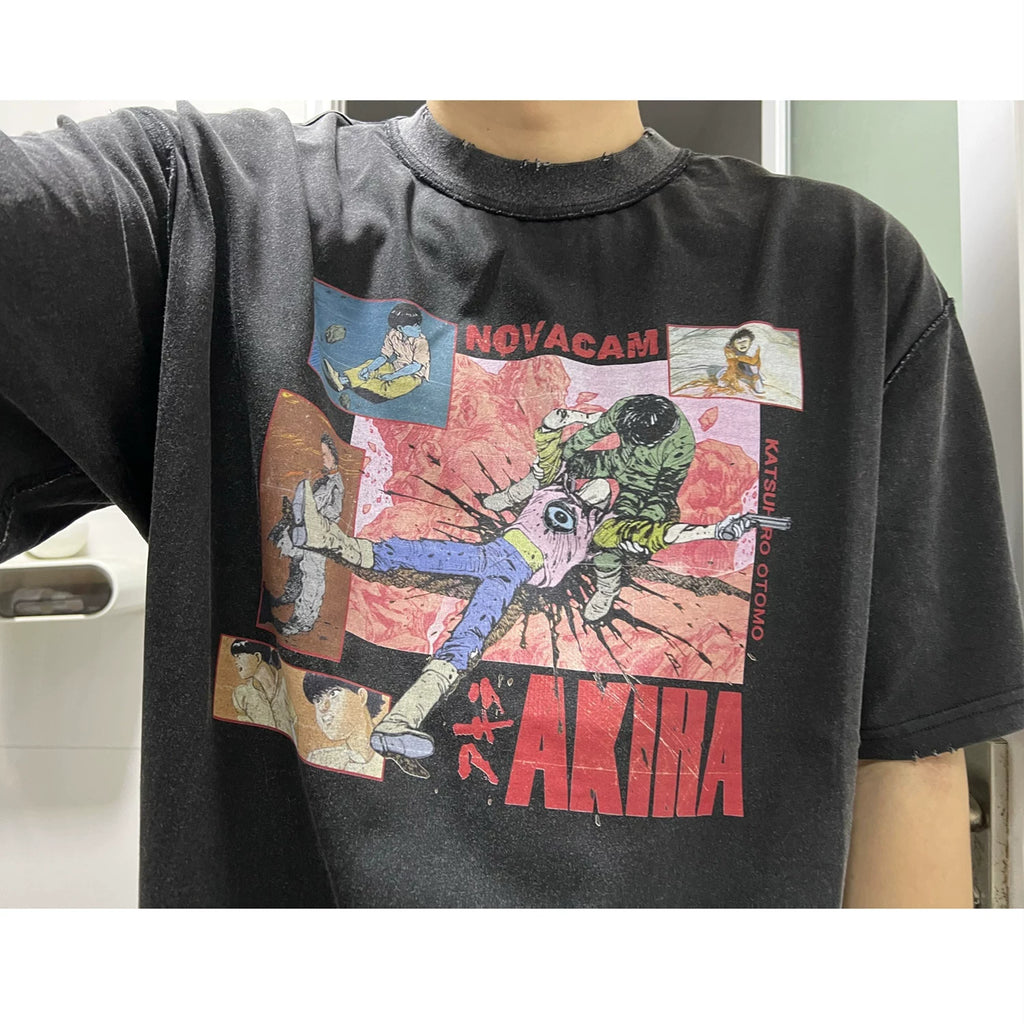 NOVACAM Retro Casual Versatile Tee