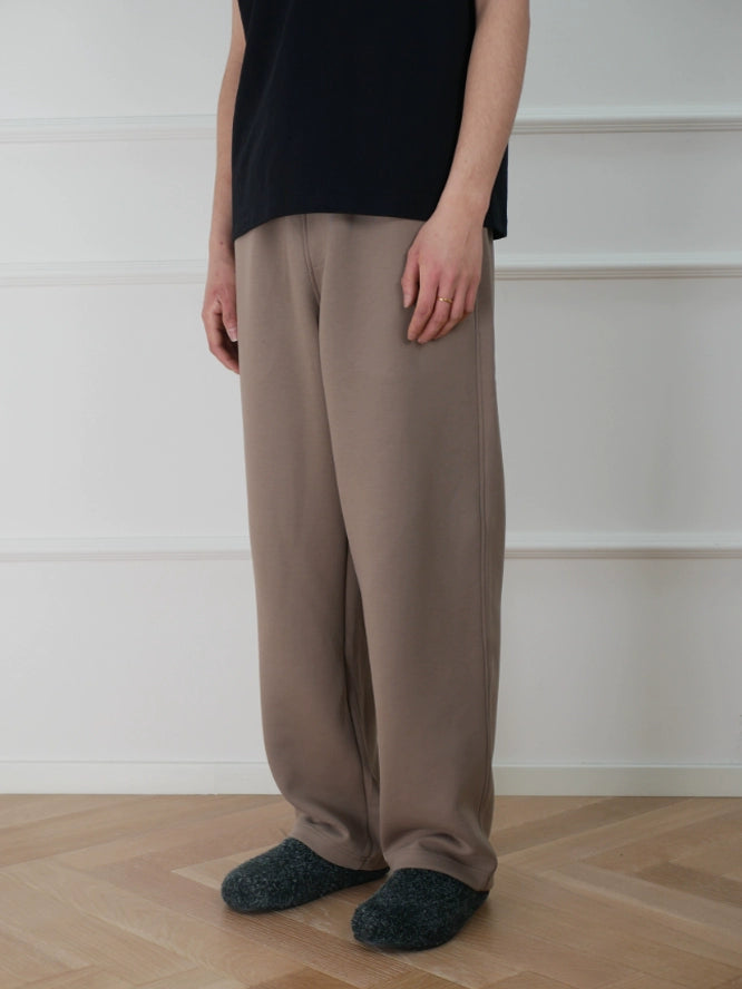 NO LOGO Loose Straight Sweatpants