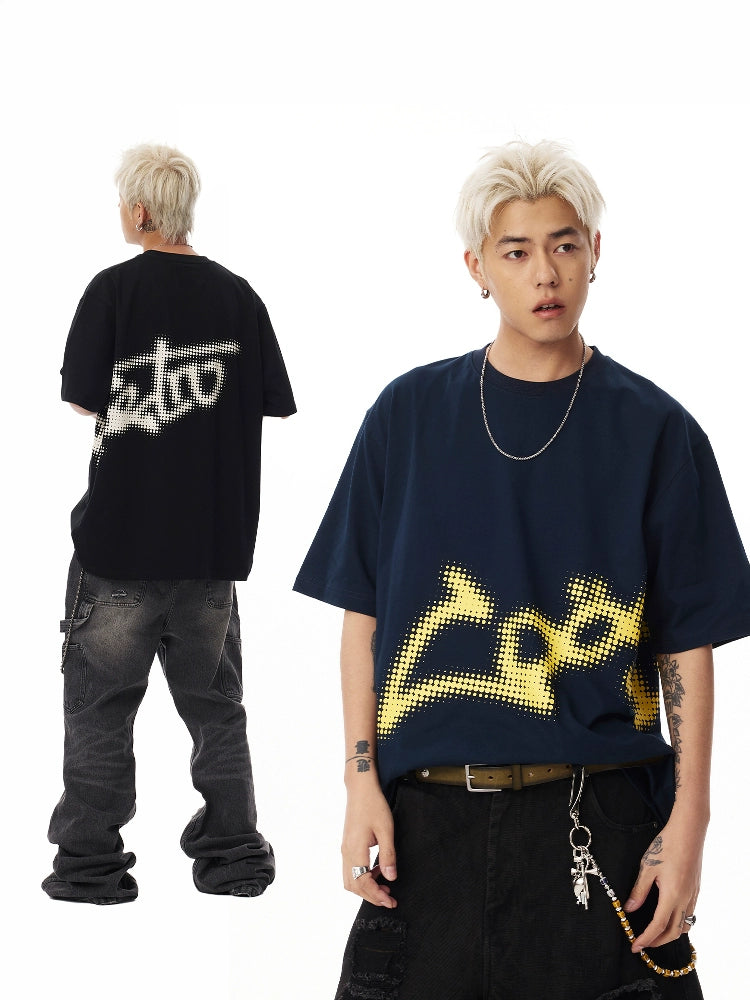 CoosRetro Retro Logo Print Cool Sports Tee