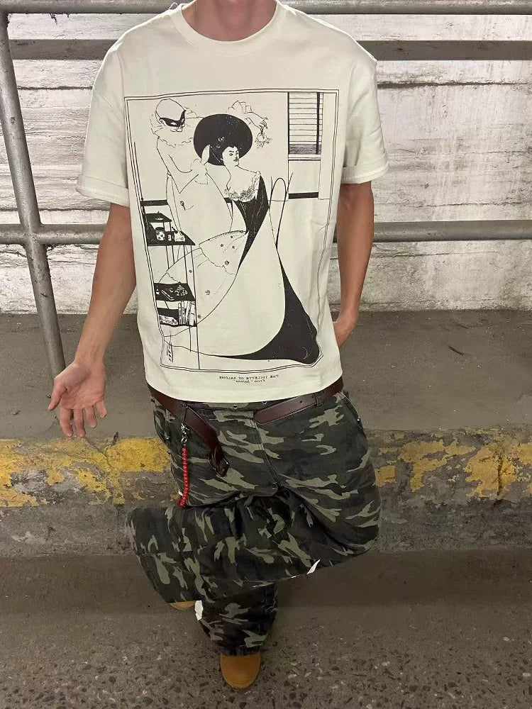 Eleteized Fun Illustration Ice Casual Tee