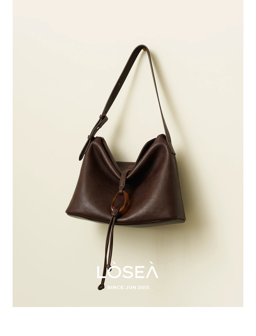 LOSEA Premium Vintage Special-Shaped Buckle Underarm Bag