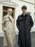 Stay The Night Double-breasted Lapel Trench Coat