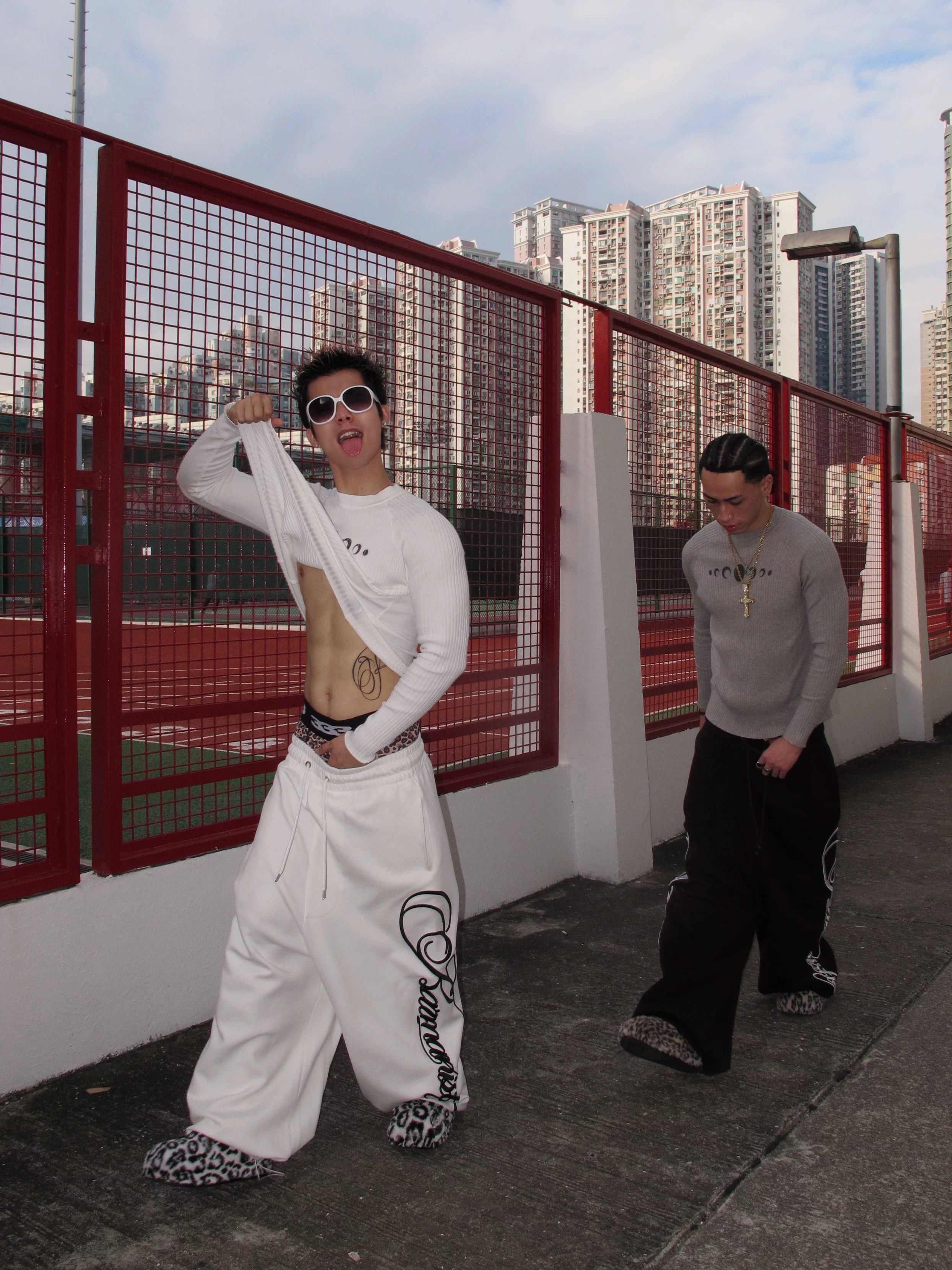 KARMANISTIC Vintage Sports Leisure Knitted Long Sleeves