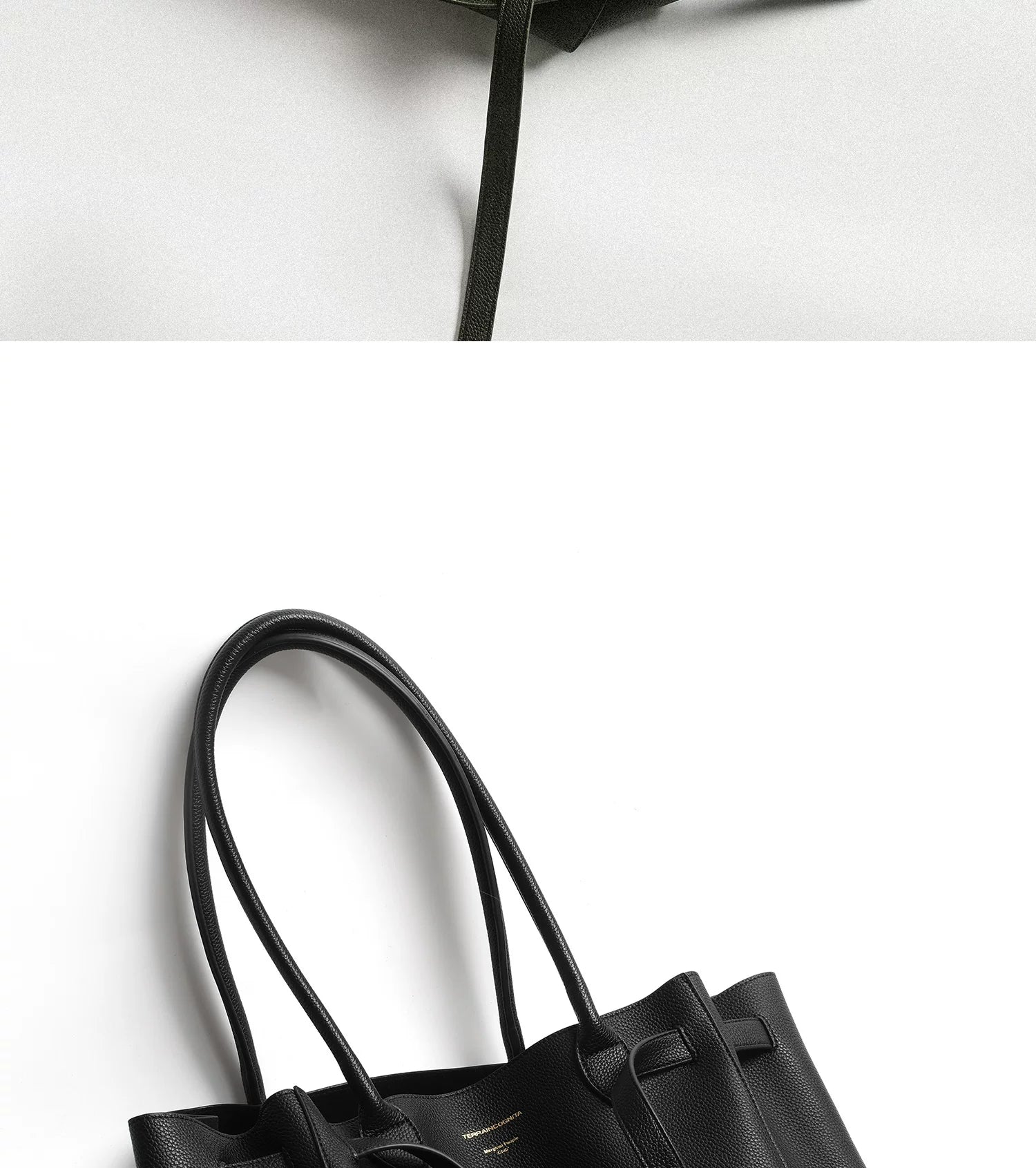 TERRAINCOGNITA Large Capacity Drawstring Shoulder Tray Bag