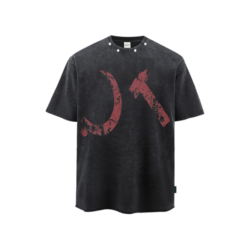 KONOOT Washed Silhouette Old Ice Tee