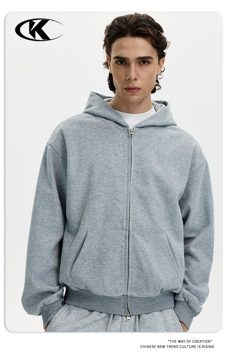 11KN Sports Hooded Loose and Thin Jacket