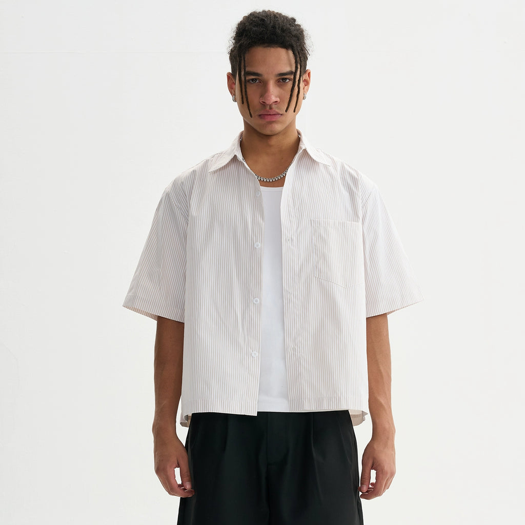 (Clearance) FIVE MEN Loose Short Sleeve Short Shirt