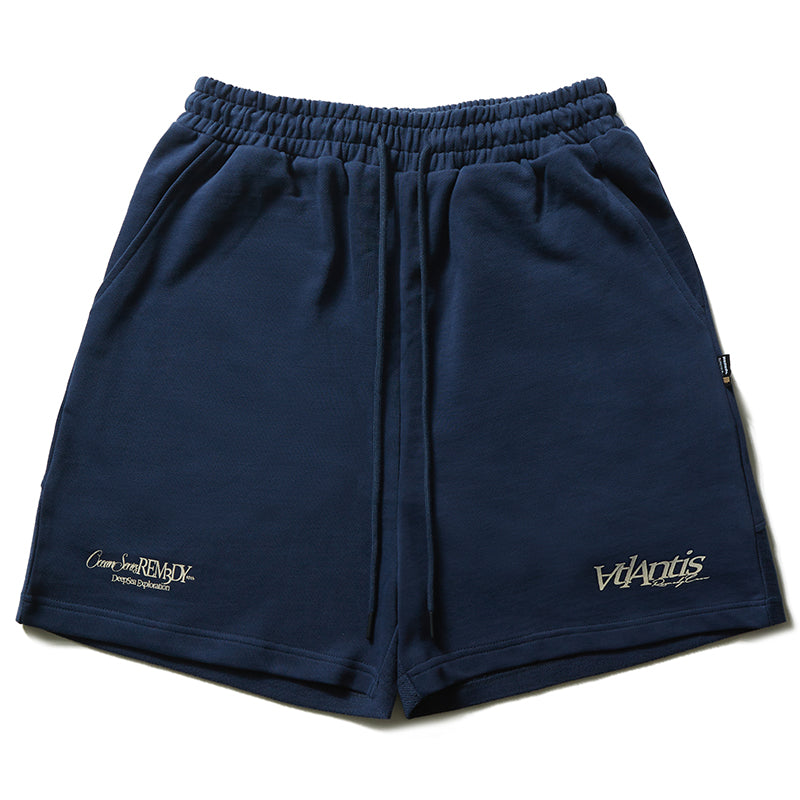 Remedy tide brand ocean basic splicing five-point Shorts