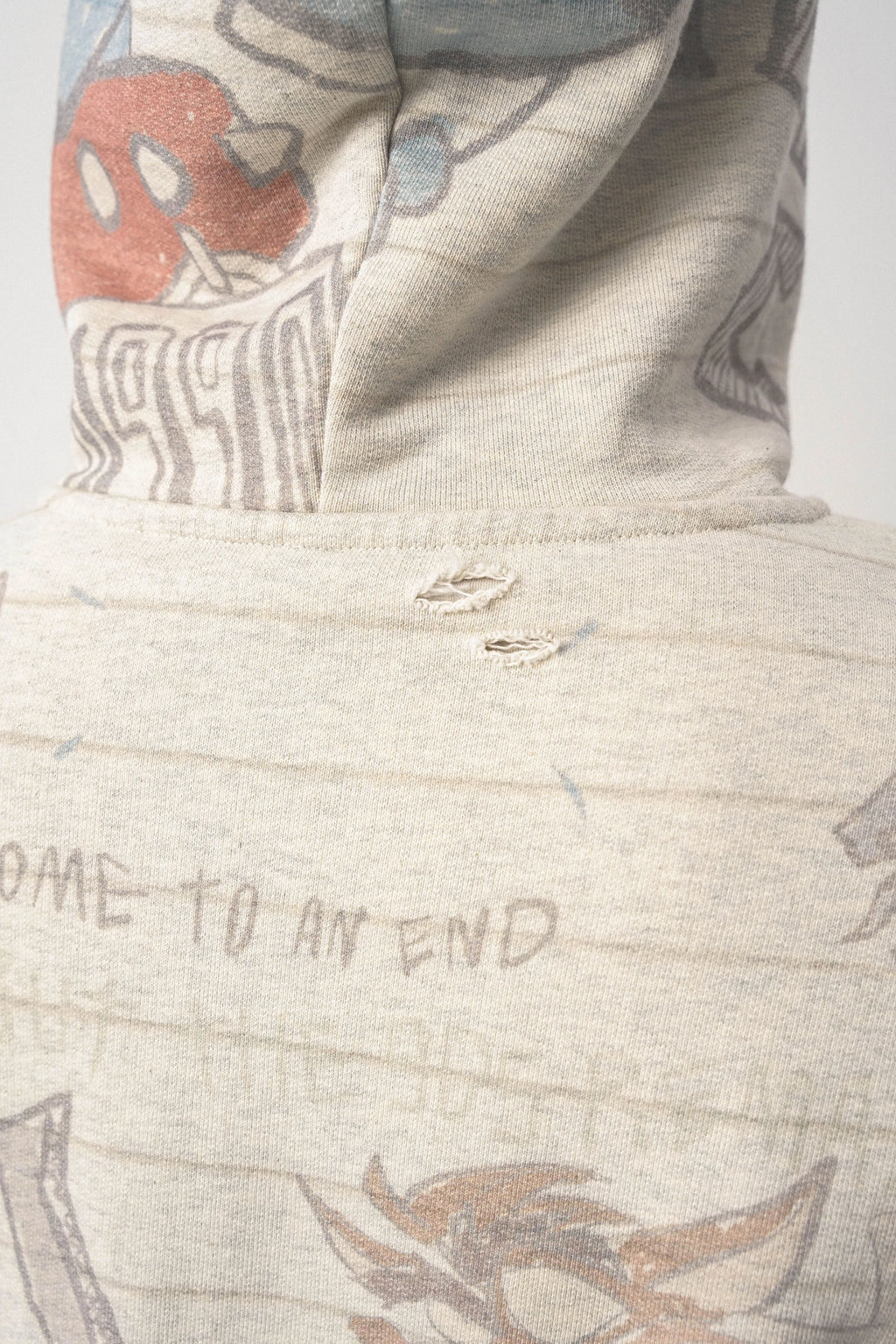TH90 Loose Graffiti Sweatshirt and Casual Pants Set