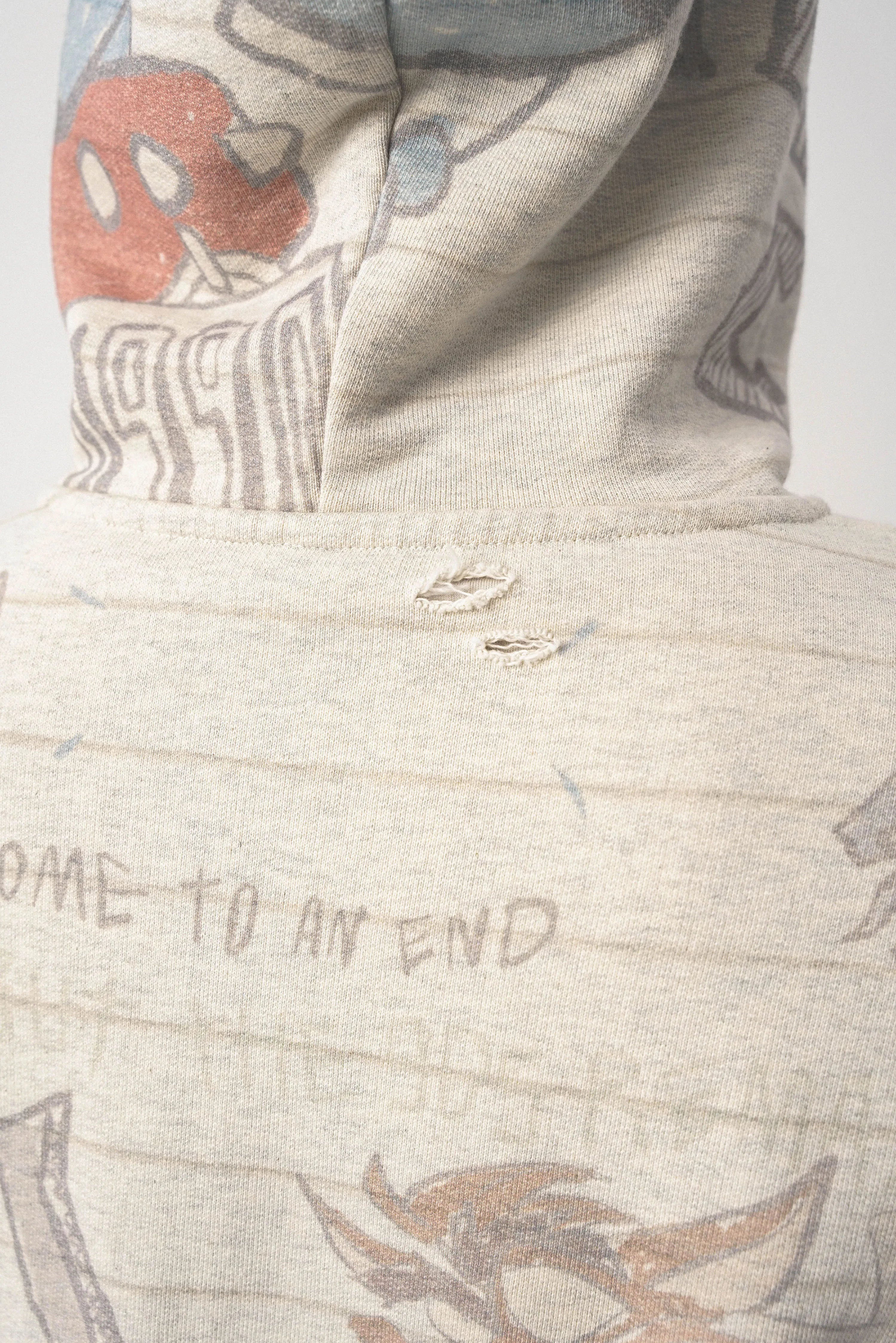 TH90 Loose Graffiti Sweatshirt and Casual Pants Set