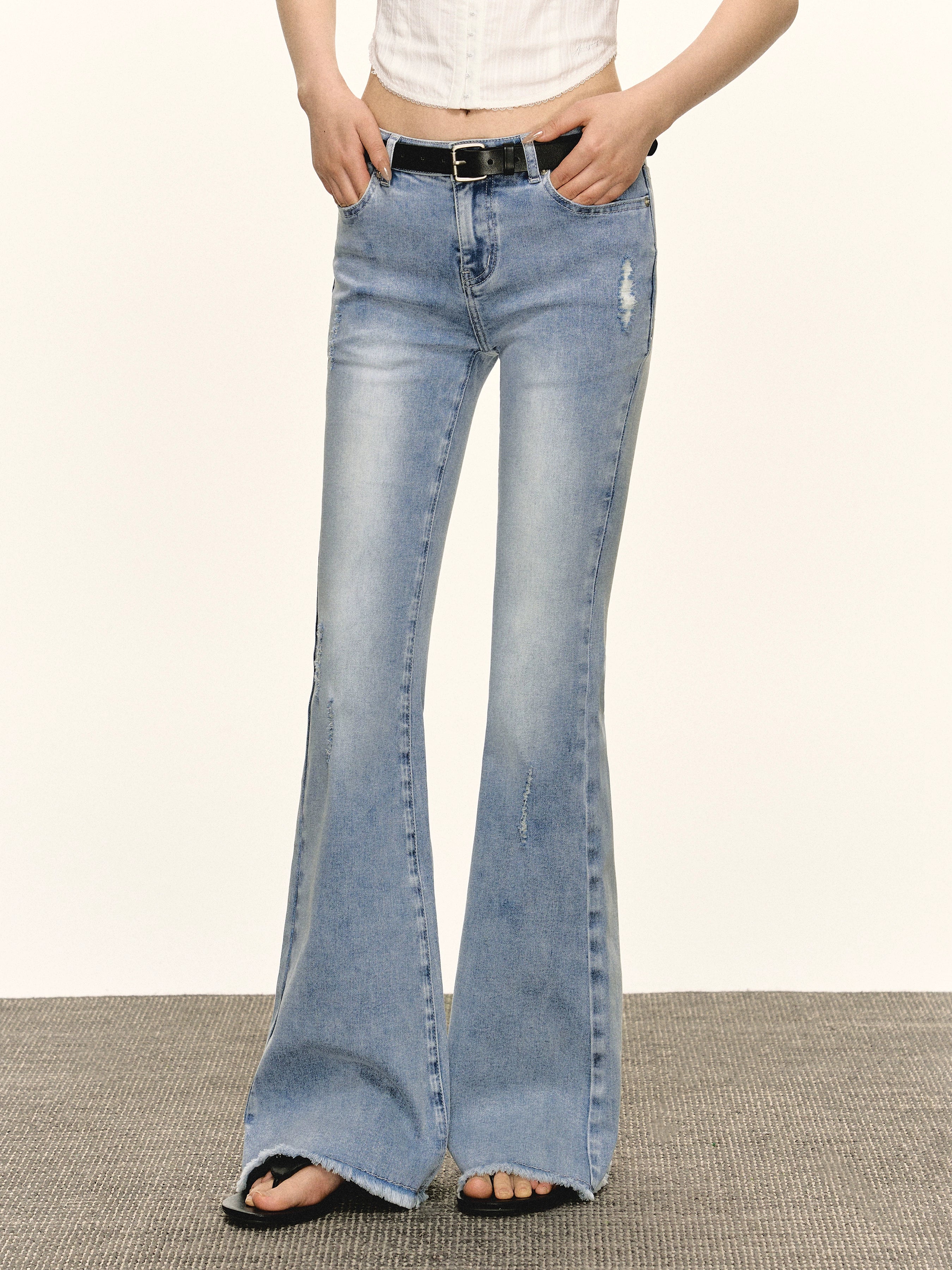 Ariseism Vintage Casual Spicy Jeans