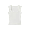 Nariele Square Neck Slim Sleeveless Sports Top