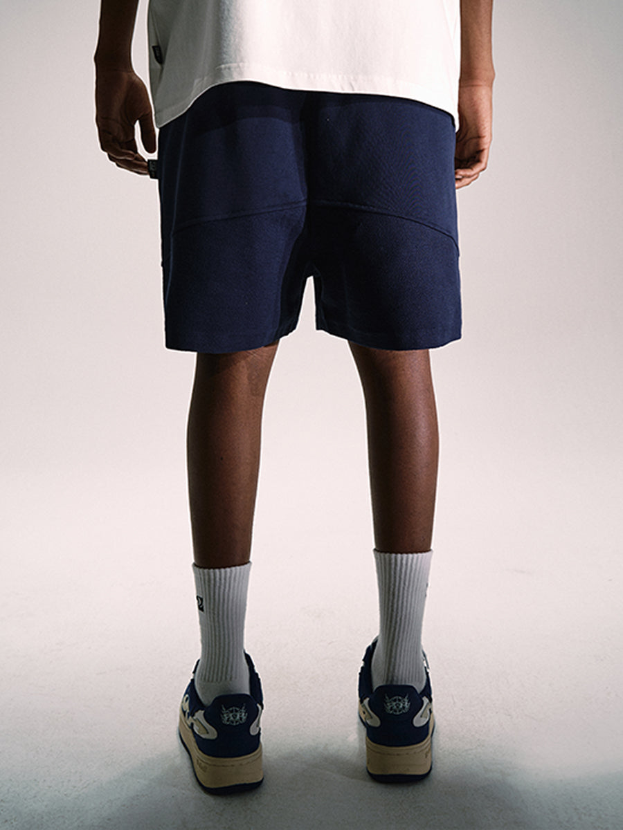 Remedy tide brand ocean basic splicing five-point Shorts