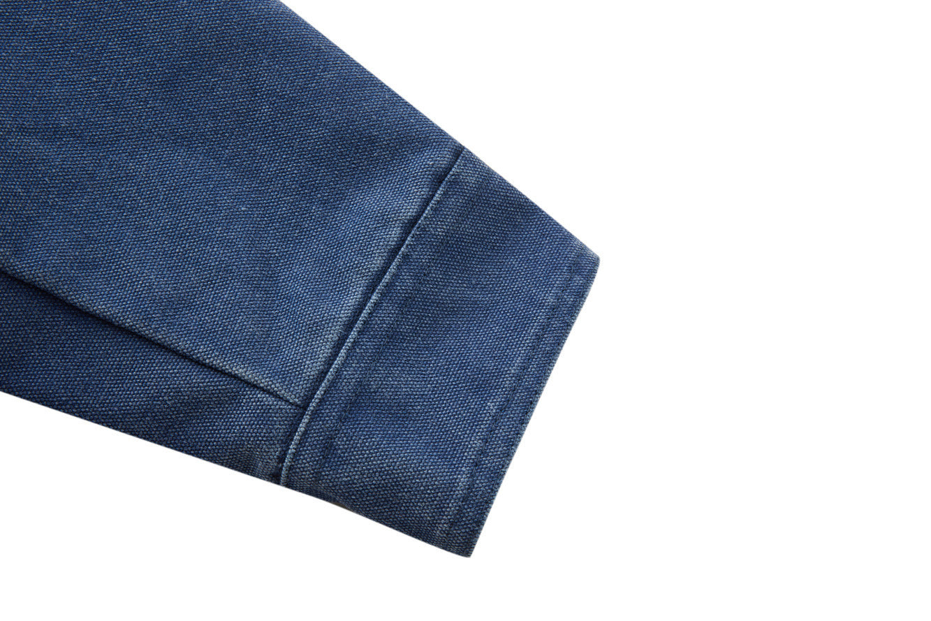 EME Lapel Retro Short and Wide Tooling Jacket