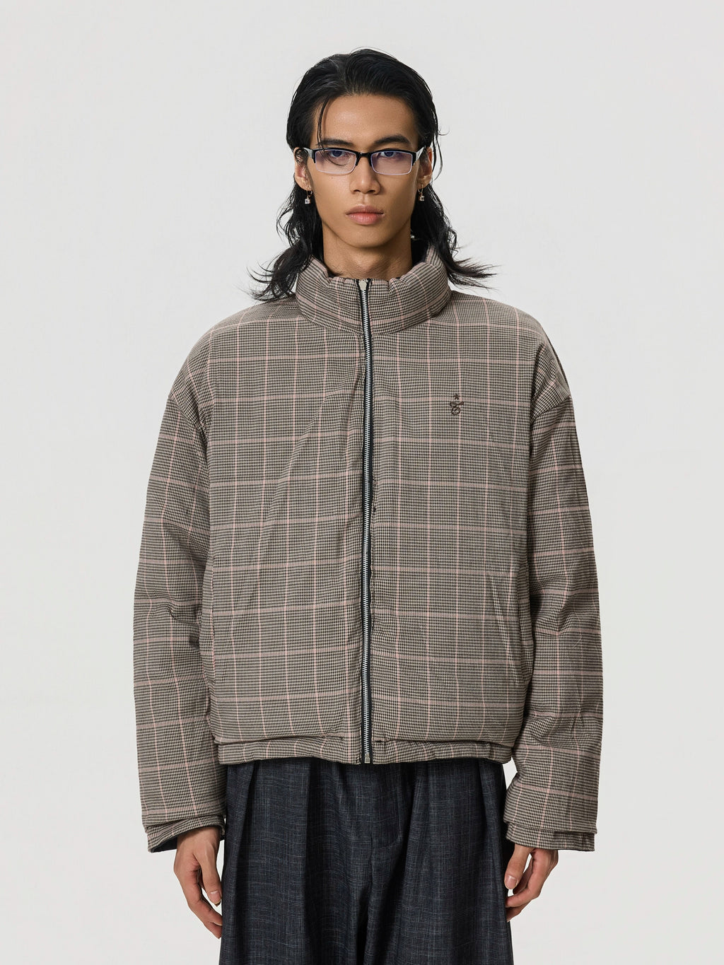 BTSG Double-sided Wear Stand-up Collar Thermal Cotton-padded Coat