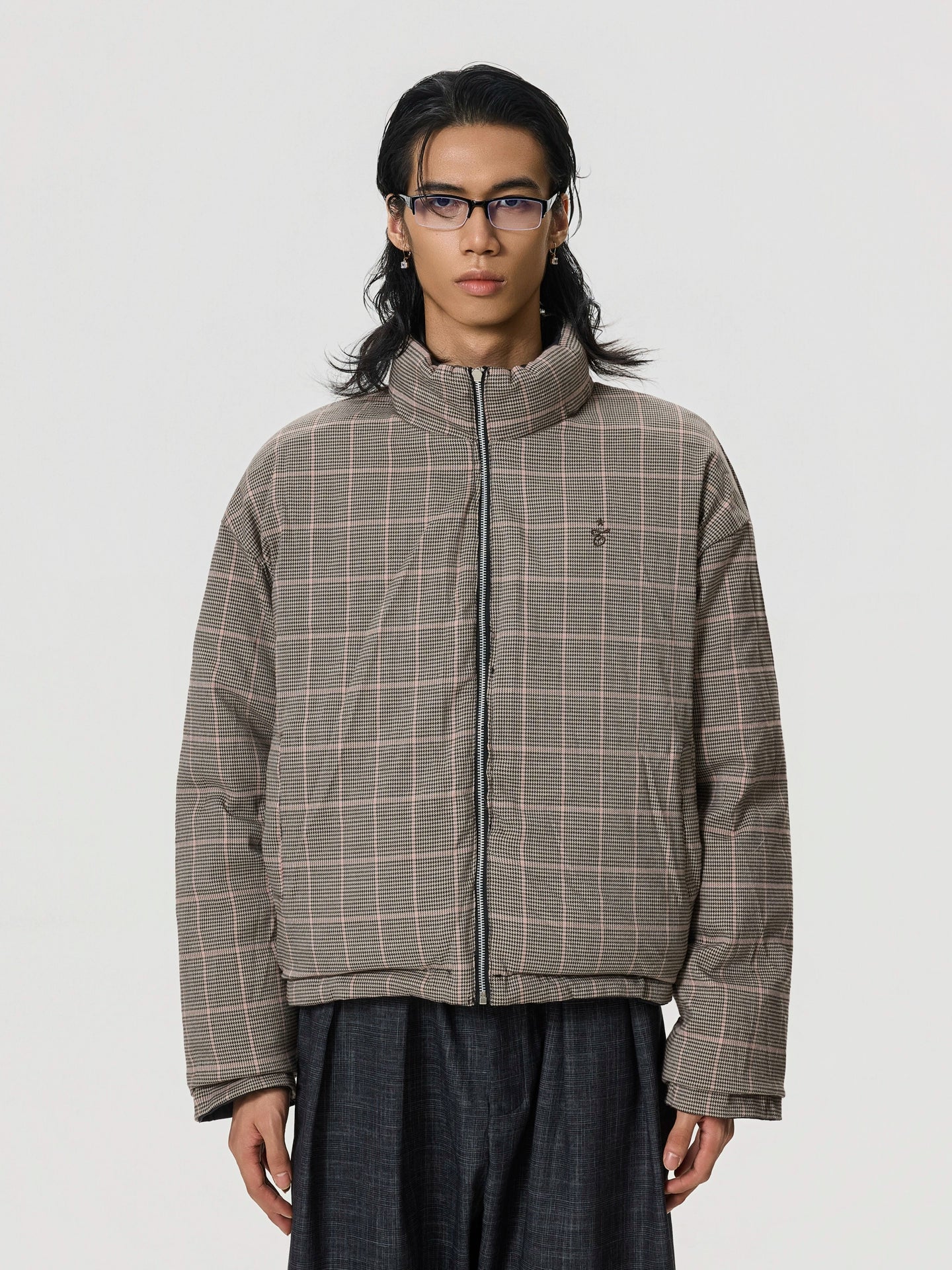 BTSG Double-sided Wear Stand-up Collar Thermal Cotton-padded Coat