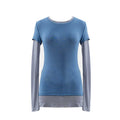 LINY LIBERTY Simple Fake Two-piece Long-sleeved T-shirt