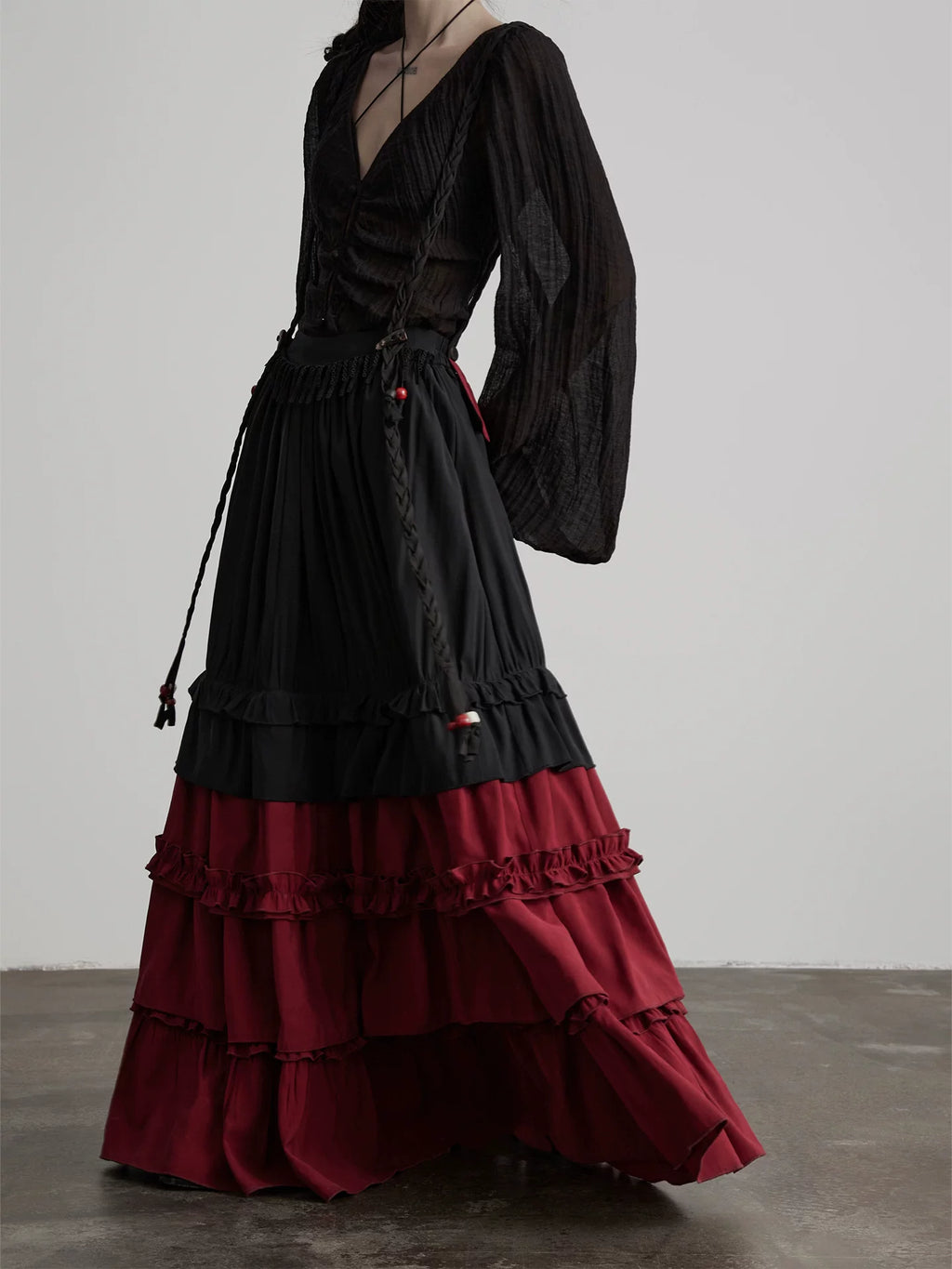 INDULGE Floating Rope Waist Skirt