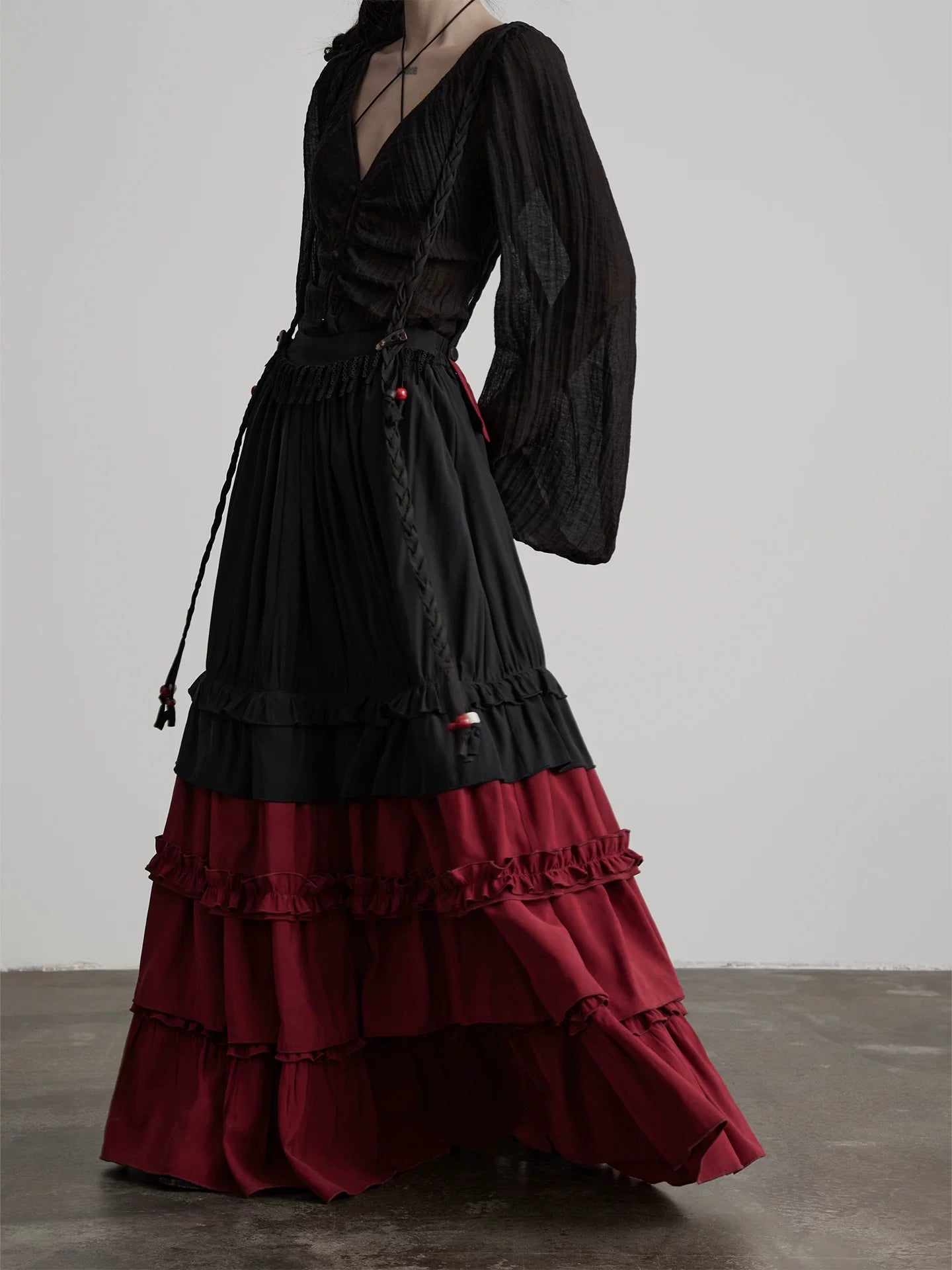 INDULGE Floating Rope Waist Skirt