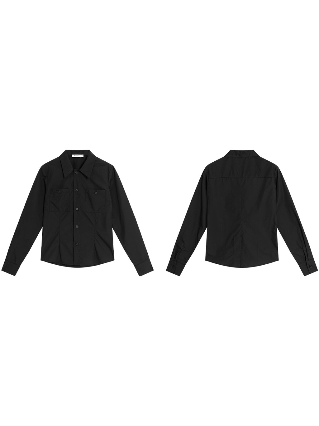FUNKYFUN Waist Design Fit Long-sleeved Shirt