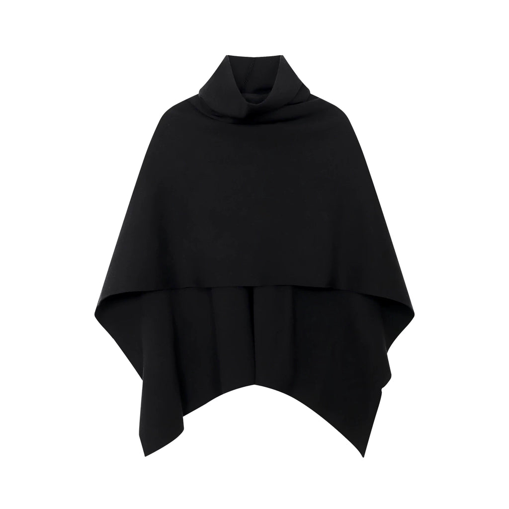 FUNKYFUN Heap Collar Knitted Shawl Jacket