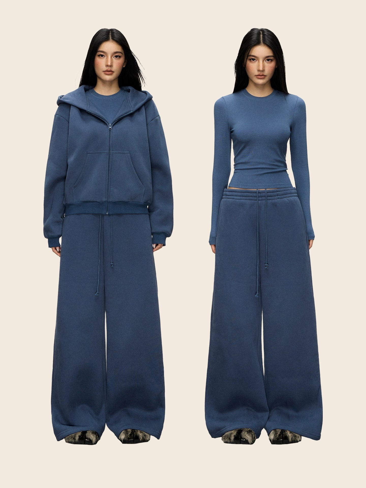 Anna Aneae Casual Comfort Sports Sweater Set