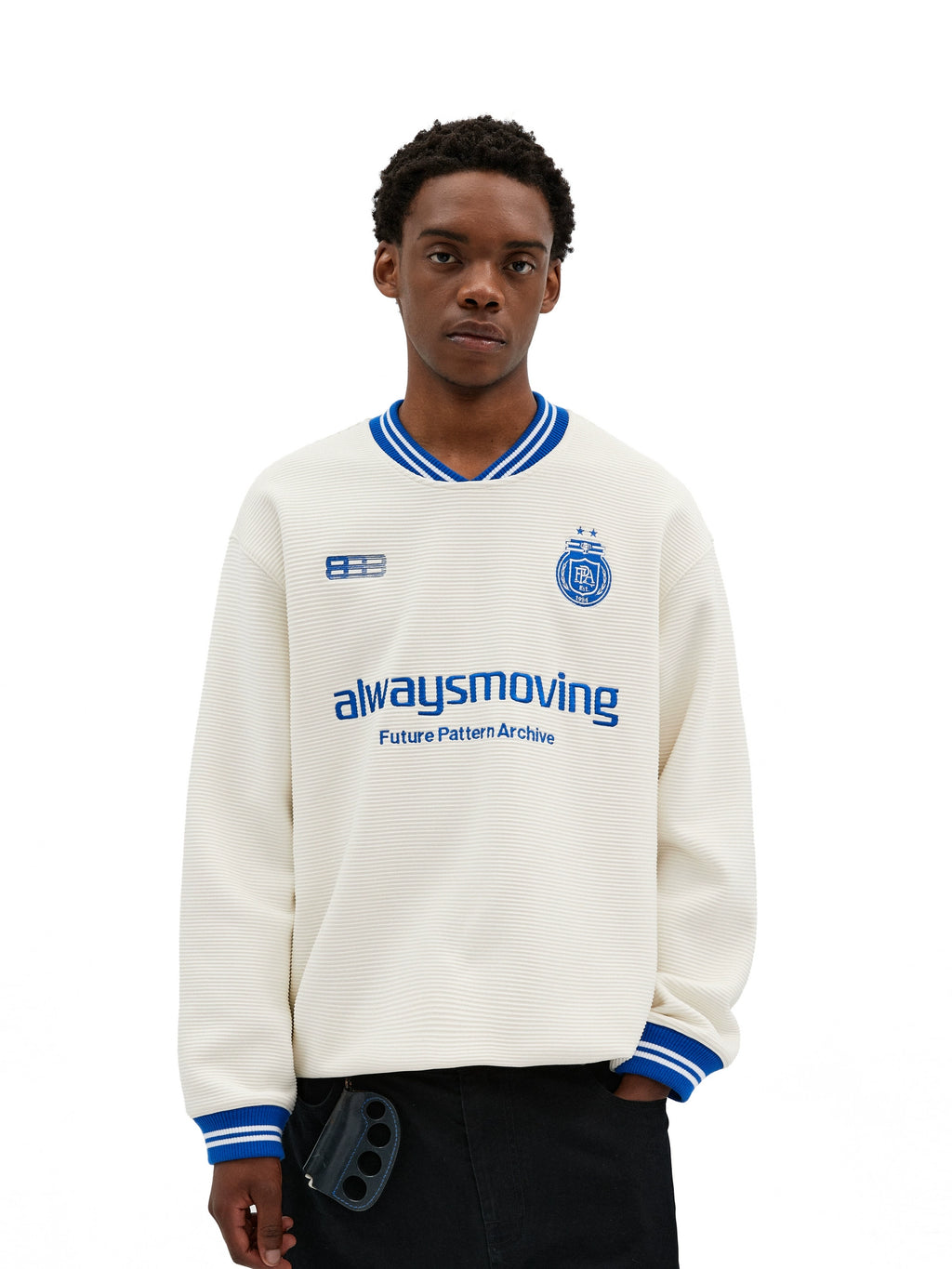 FPA Texture Loose Sports Pullover Sweater