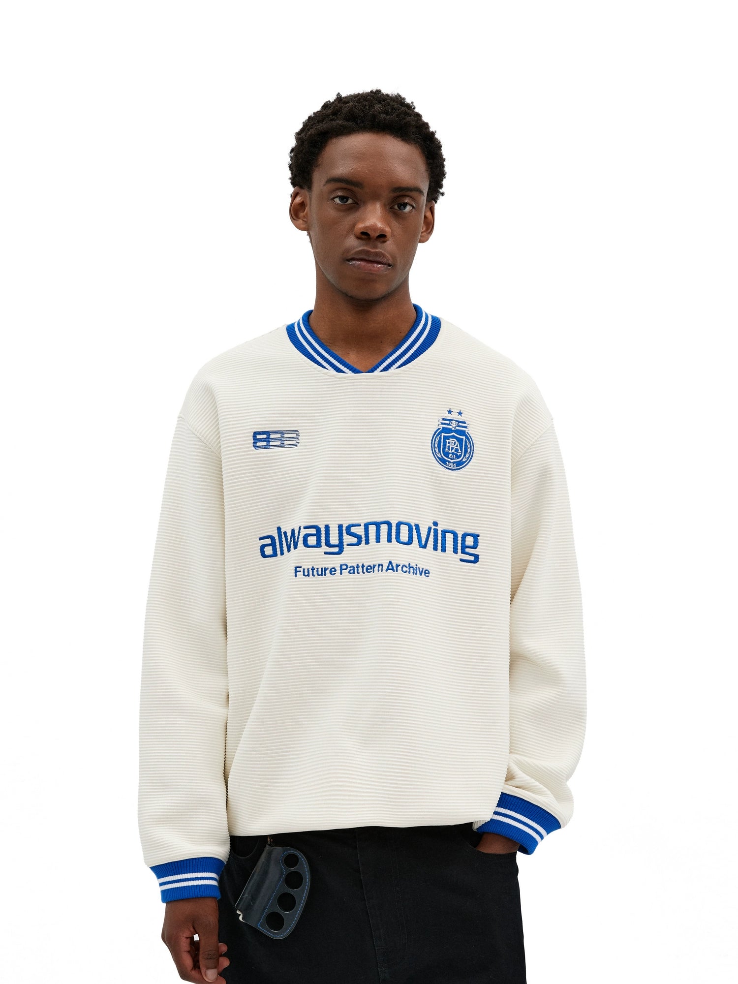 FPA Texture Loose Sports Pullover Sweater