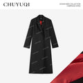 CHUYUQI Premium Aura Red Lined Coat