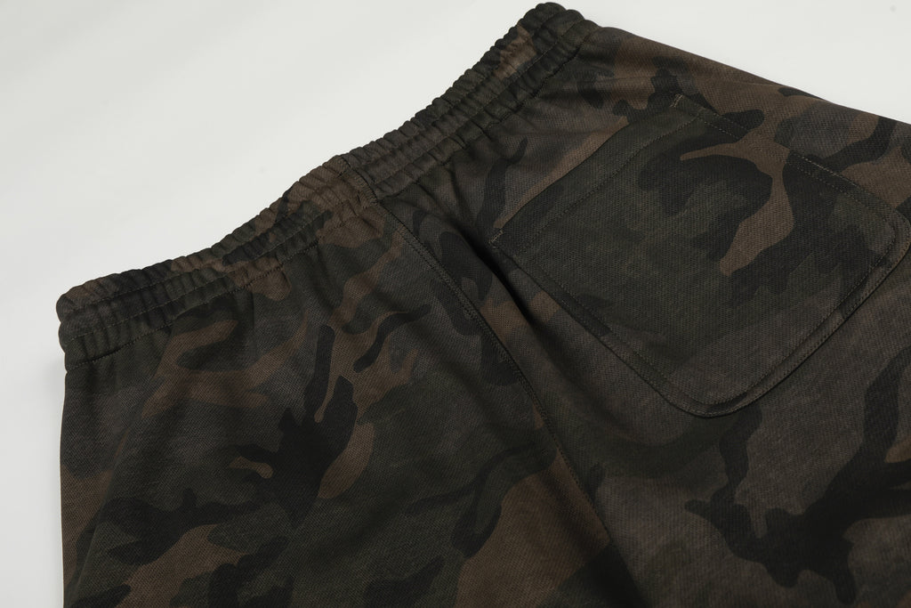 11KN Retro Camouflage Wide-leg Tooling Slacks